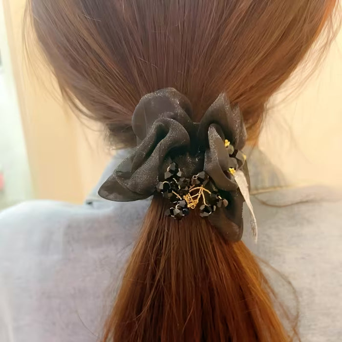 Bandas para el Cabello Ondulado para Mujer, Elegantes Lazos Florales