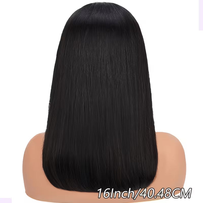 Peluca Bob de Encaje Transparente 13x4 para Mujeres 16inch