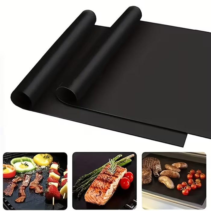 1pcs de Tapetes de Parrilla de Teflón, Resistentes al Calor, Antiadherentes y Reutilizables