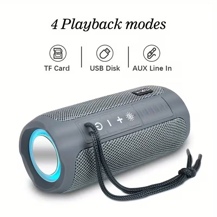 Altavoz T&G sin varillas Exterior con Luz LED, Subwoofer Portátil, Versión Inalámbrica