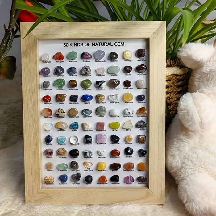80 tipos de especímenes minerales naturales: colecciones clásicas de cristal