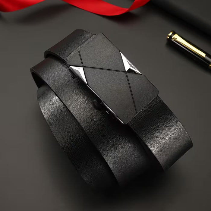 1 cinturón de moda para hombre, cinturón casual de uso diario y de negocios