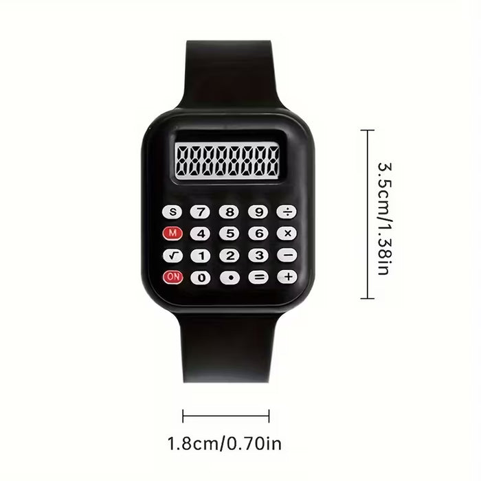 1 pieza Calculadora Reloj Electrónico Para Hombre Y Mujer