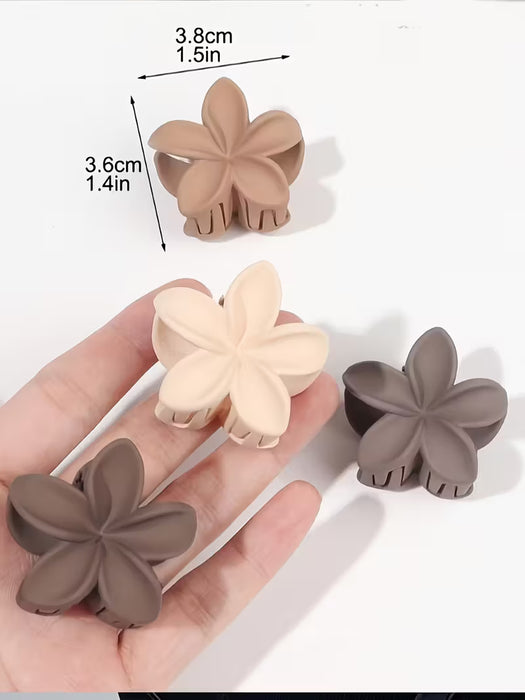 Juego de 4 Piezas de Pinzas para el Cabello de Flores