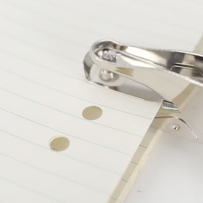 Perforadora de papel de metal de un solo orificio | Duradera, de mano, para oficina