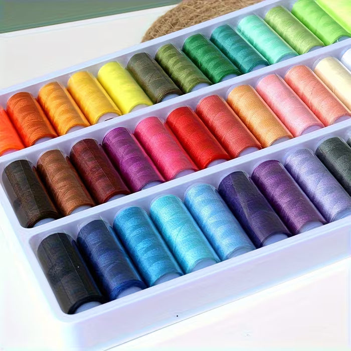 39 Colores de Hilo de Coser, Cupones de Hilos Pequeños de Poliéster