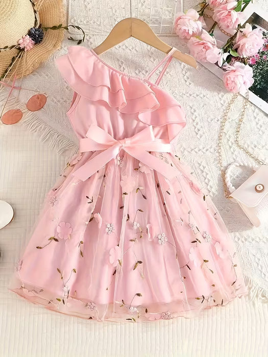 Vestidos para Niñas, con elegantes faldas de tul