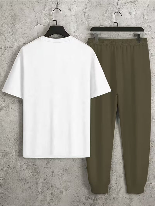 Conjunto de ropa deportiva para niños con estampado de águila