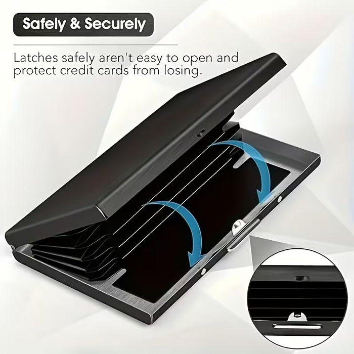 Un tarjetero de acero inoxidable es el regalo perfecto para papá. Este elegante tarjetero