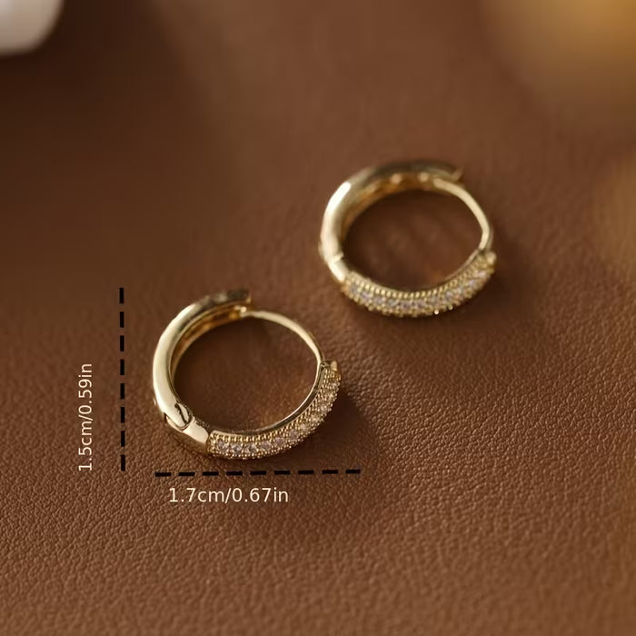 Pendientes de moda versátiles y clásicos de estilo francés