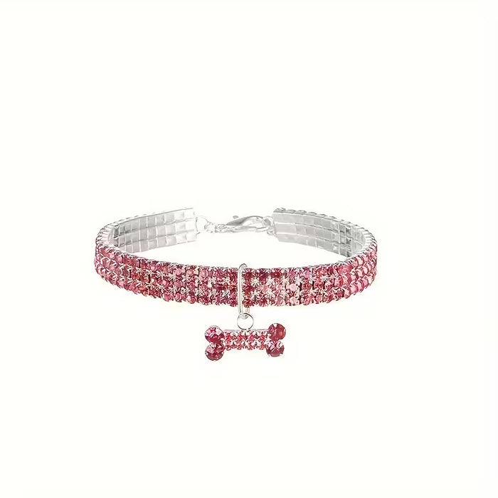 Collar Elástico para Mascota,  Accesorio para Perros Pequeños con Etiqueta