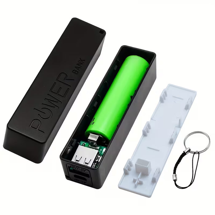 Kit de fuente de alimentación portátil USB sin soldadura para 1 cargador de batería