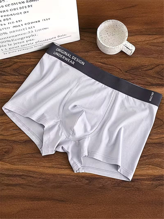 1 Boxer para hombre de esquina plana de moda y transpirables