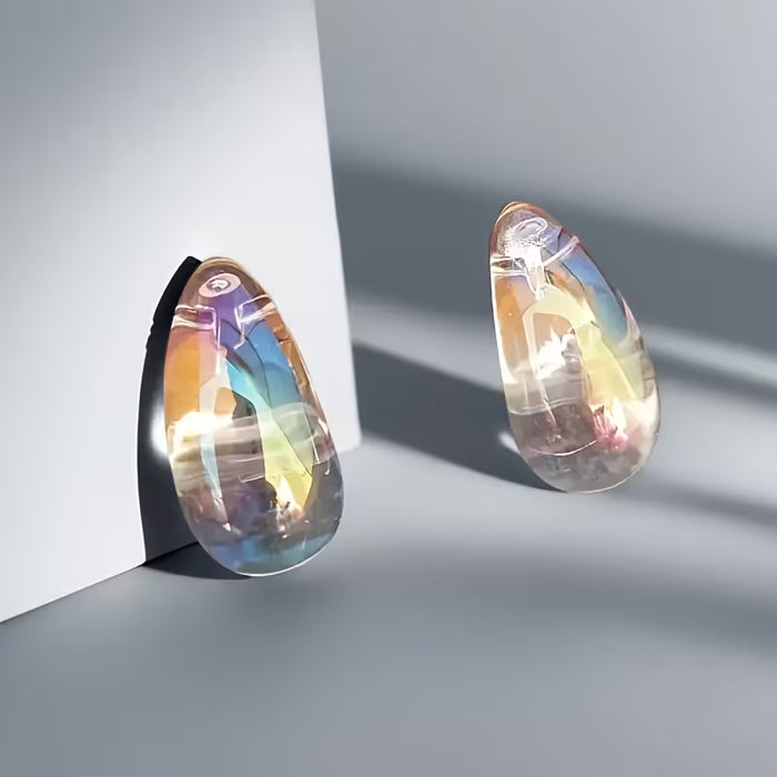 Elegantes Aretes Bohemios, con Forma de Gota de Agua para Mujer