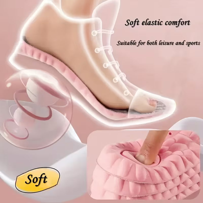 1 Par de Plantillas de EVA para Mujeres, Suaves Insertos Elásticos de Confort