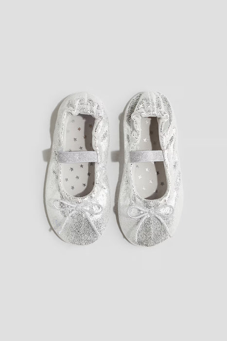 H&M Zapatillas de ballet brillantes