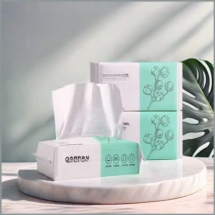 Toalla Facial Desechable Gruesa,Almohadilla de Limpieza