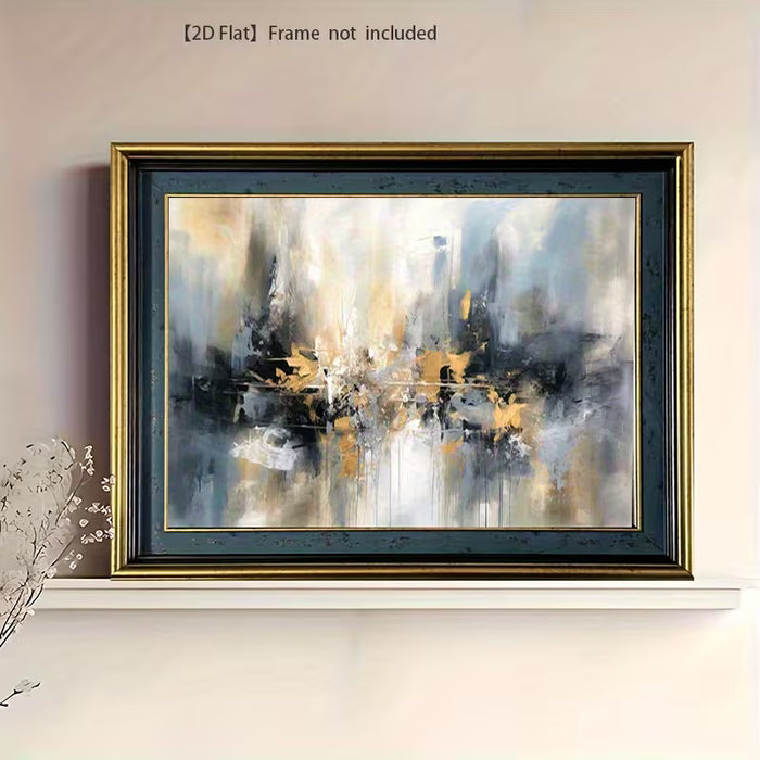 Pintura en lienzo con imagen HD plana 2D, lienzo sin marco