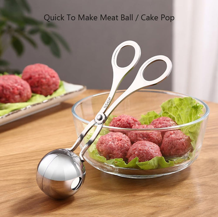 Fabricante de albóndigas de acero inoxidable de gran tamaño 17cm*4.8cm - Quierox - Tienda Online