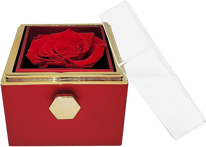 FABULOVE CAJA GIRATORIA DE ROSAS ETERNAS - Quierox - Tienda Online