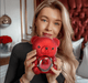 Fabulove OSO ROSA ETERNA CON COLLAR - Quierox - Tienda Online