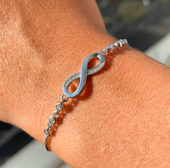 Fabulove PULSERA DE PLATA DE LEY "AMOR ETERNO" - Quierox - Tienda Online