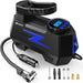 FADAKWALT Inflador de neumáticos, compresor de aire portátil, de 12 V CC con LED - Quierox - Tienda Online