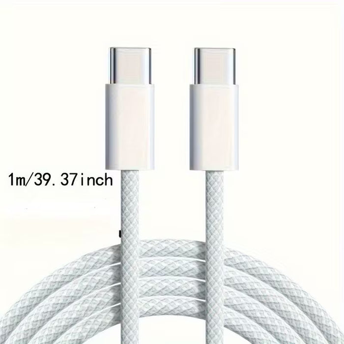 1 Cargador de carga rápida USB-C a USB C para iPhone