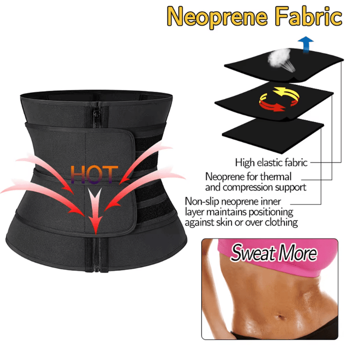 Faja moldeadora de cintura para mujer, corsé de neopreno de talla grande - Quierox - Tienda Online