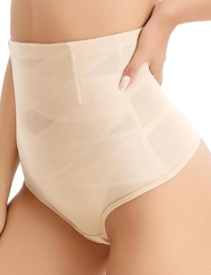 Fajas moldeadoras para mujer con control de abdomen, color beige - Quierox - Tienda Online