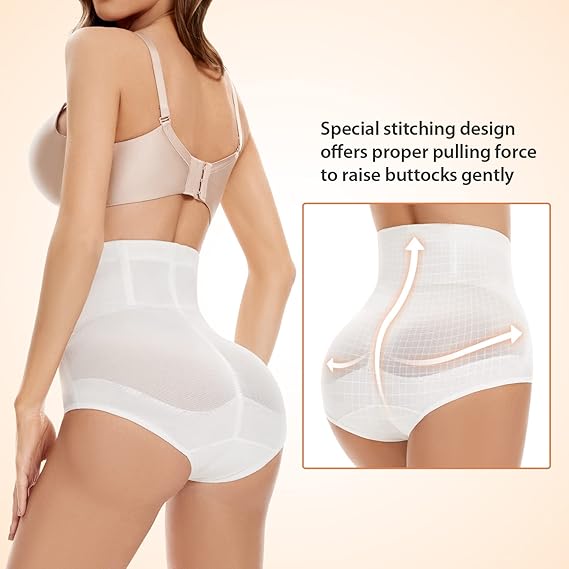 Fajas moldeadoras para mujer con control de abdomen, color beige - Quierox - Tienda Online