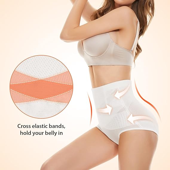 Fajas moldeadoras para mujer con control de abdomen, color beige - Quierox - Tienda Online