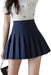 Falda corta plisada de talle alto para mujer - Quierox - Tienda Online