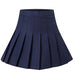 Falda corta plisada de talle alto para mujer - Quierox - Tienda Online