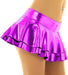 Falda metálica de látex para mujer, falda plisada para patinadora - Quierox - Tienda Online