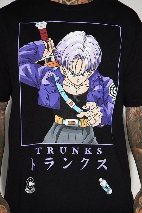 Fashion Nova Camiseta de manga corta extragrande de Trunks de Dragon Ball Z - Quierox - Tienda Online