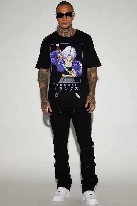 Fashion Nova Camiseta de manga corta extragrande de Trunks de Dragon Ball Z - Quierox - Tienda Online