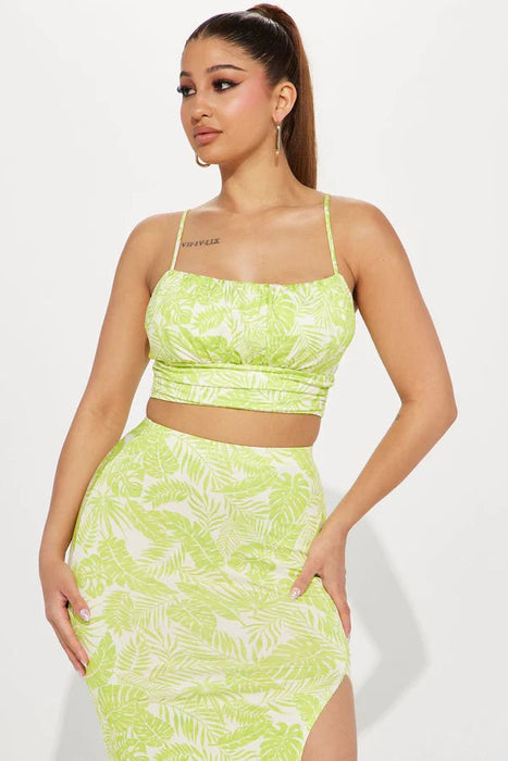 Fashion Nova - Conjunto de falda tropical Sonya - Lima - Quierox - Tienda Online