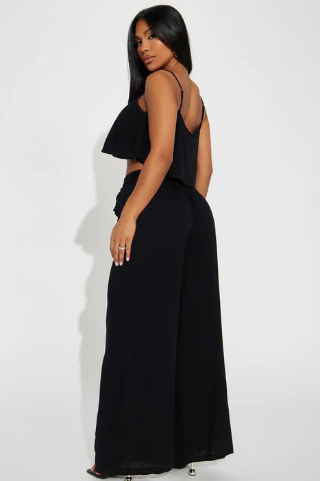 Fashion Nova Conjunto de pantalón Here Thriving - Negro - Quierox - Tienda Online