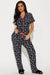 Fashion Nova Conjunto de pijama con pantalón "Give You My Heart" - Negro/Blanco - Quierox - Tienda Online