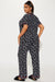 Fashion Nova Conjunto de pijama con pantalón "Give You My Heart" - Negro/Blanco - Quierox - Tienda Online