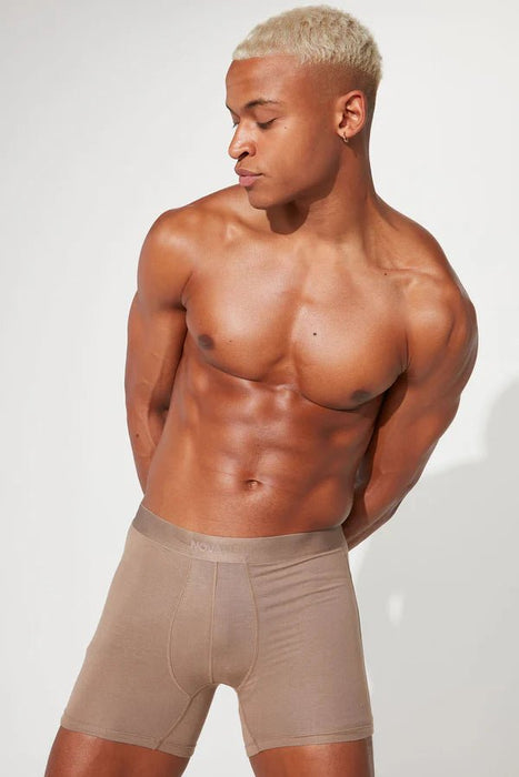 Fashion Nova Men Calzoncillo Boxer Novamen Modal - Gris Pardo - Quierox - Tienda Online