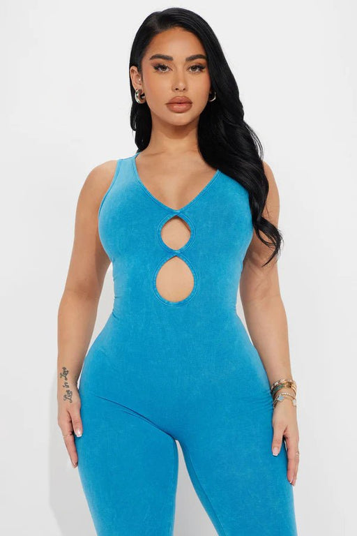 Fashion Nova Mono con lavado mineral Jasmine - Azul - Quierox - Tienda Online