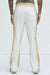 Fashion Nova Pantalón Deportivo Tyson Blurred Lines Skinny Flare - Crema - Quierox - Tienda Online