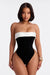 FASHION NOVA Pantiblusa Terciopelo Dulce y Picante - Blanco Negro - Quierox - Tienda Online