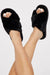 Fashion Nova Pantuflas Ready To Be Comfy - Negro - Quierox - Tienda Online