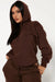 Fashion Nova Stole Your Boyfriend's Oversized Hoodie - Chocolate - Quierox - Tienda Online