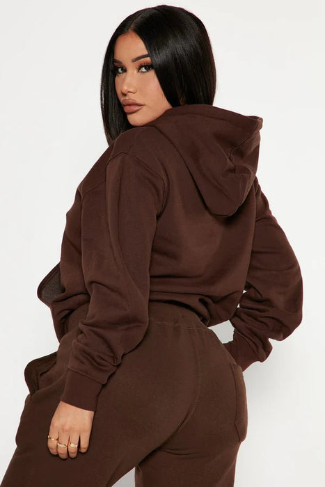 Fashion Nova Stole Your Boyfriend's Oversized Hoodie - Chocolate - Quierox - Tienda Online