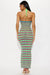Fashion Nova Vestido largo de crochet sin espalda Korie - Verde/combo - Quierox - Tienda Online