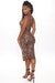 Fashion Nova Vestido midi estampado Day Out - Leopardo - Quierox - Tienda Online